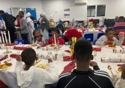 Dew of Blessing church Christmas party December 22